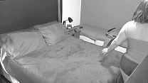 Spycam naked wife in the room